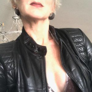Petite Vintage Harley Davidson Leather Jacket